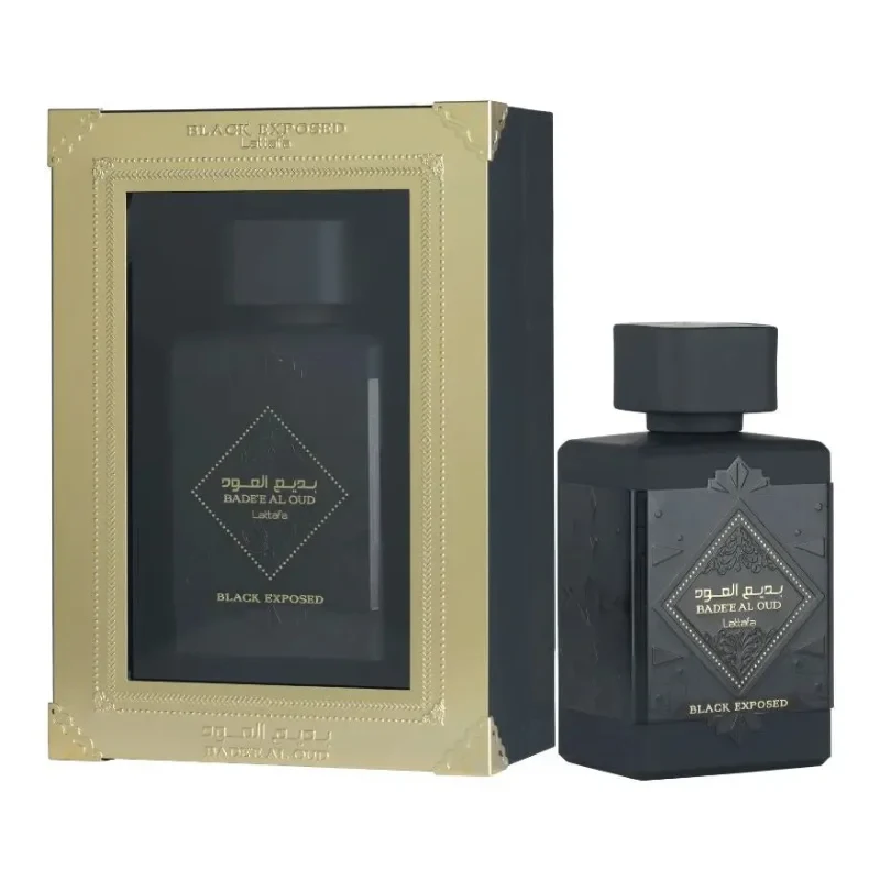 Lattafa Bade'e Al Oud Black Exposed EDP 100ML Perfume by Lattafa