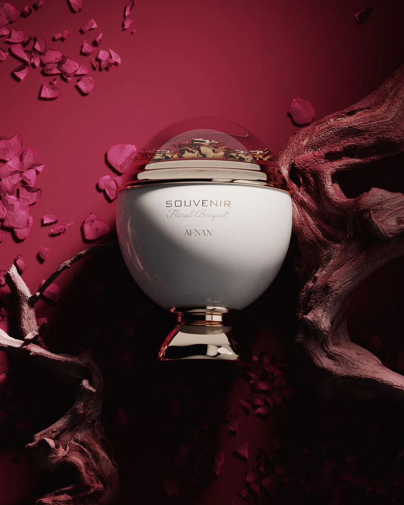 Afnan Souvenir Floral Bouquet Perfume For Women EDP 100ML 3