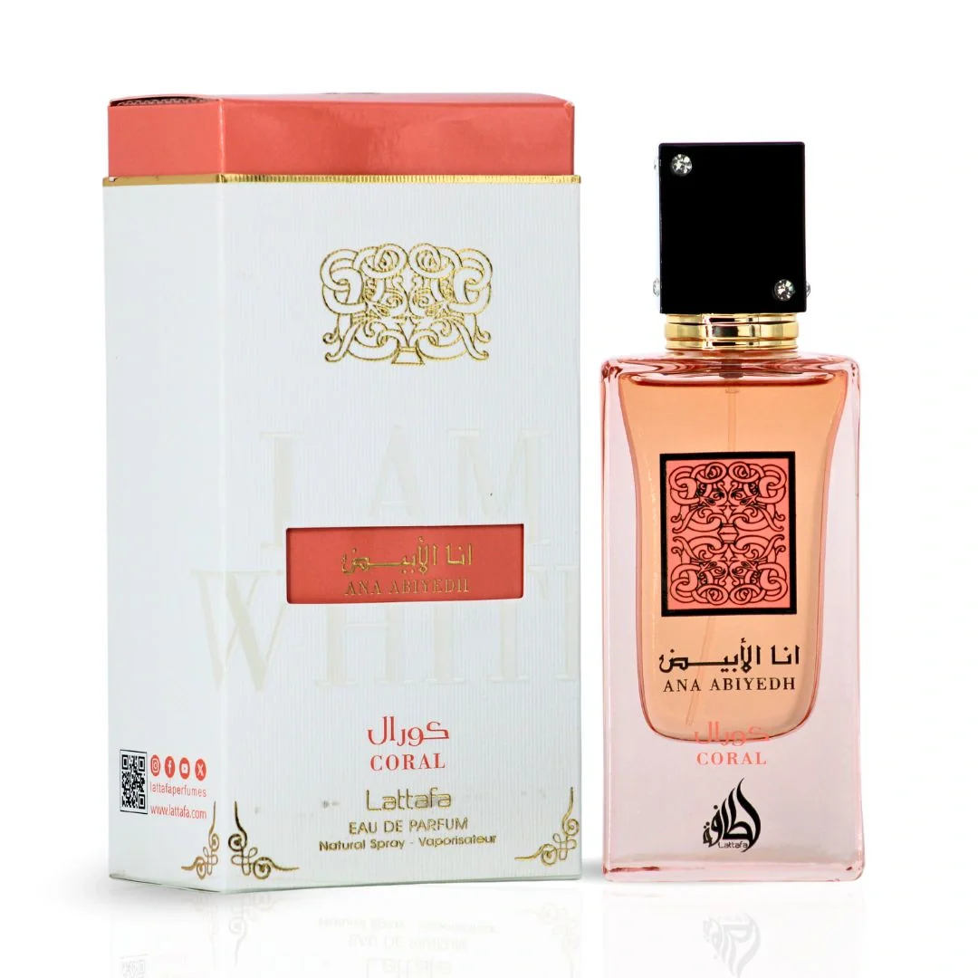 Lattafa Ana Abiyedh Coral Perfume For Men & Women EDP 60ML 2