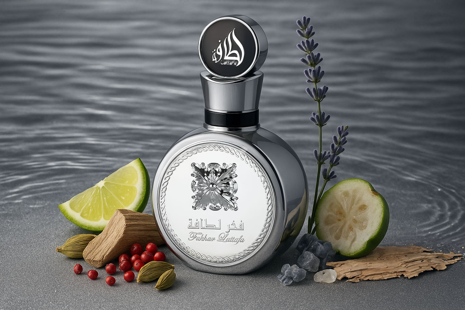 Lattafa Fakhar Platin Perfume For Men EDP 100ML 3