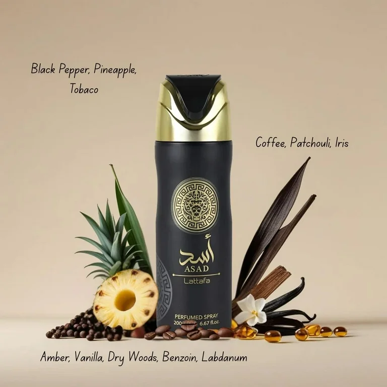 Lattafa Asad Body Spray 200ML 2