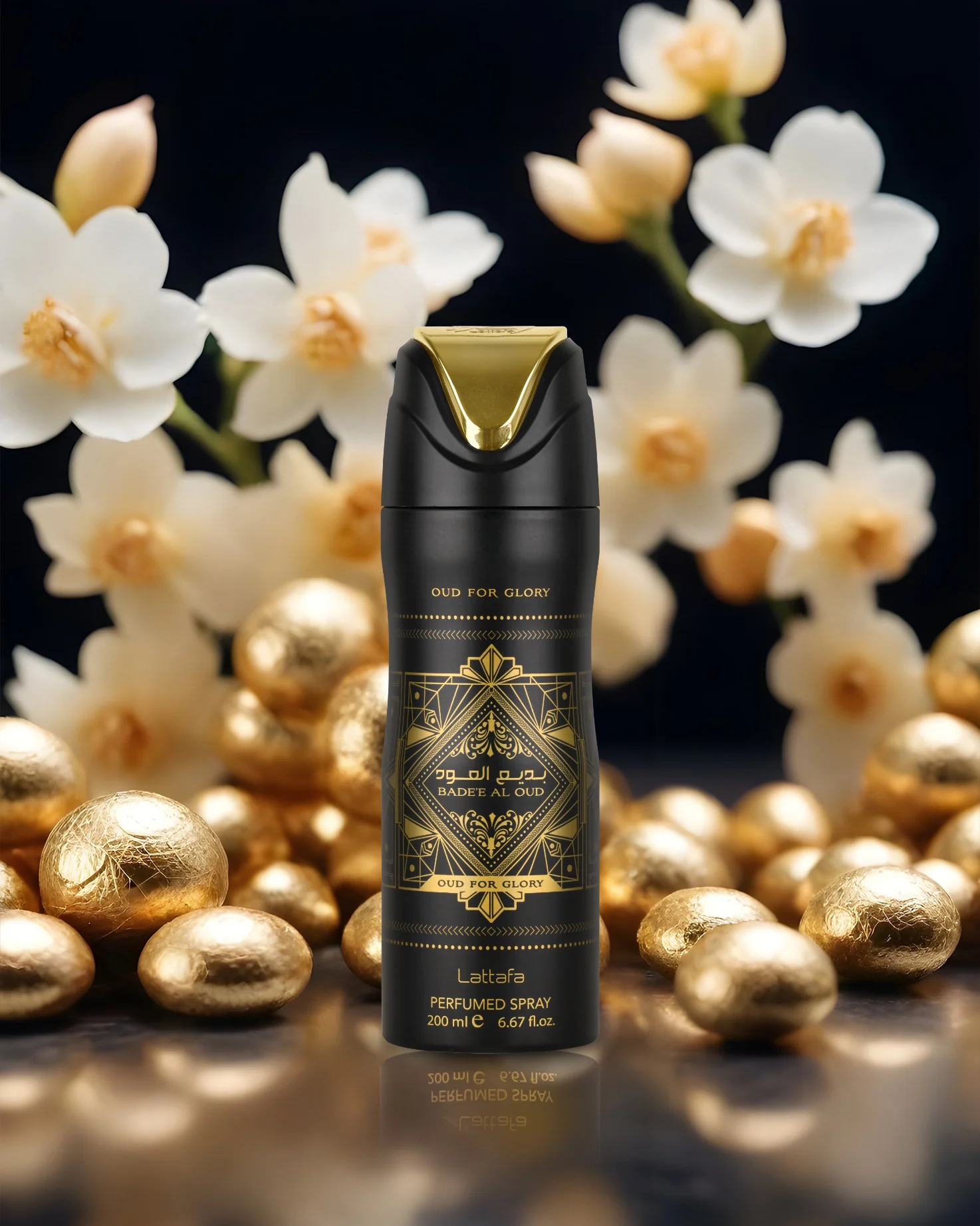 Lattafa Bade'e Al Oud Oud for Glory Body Spray 200ML 2