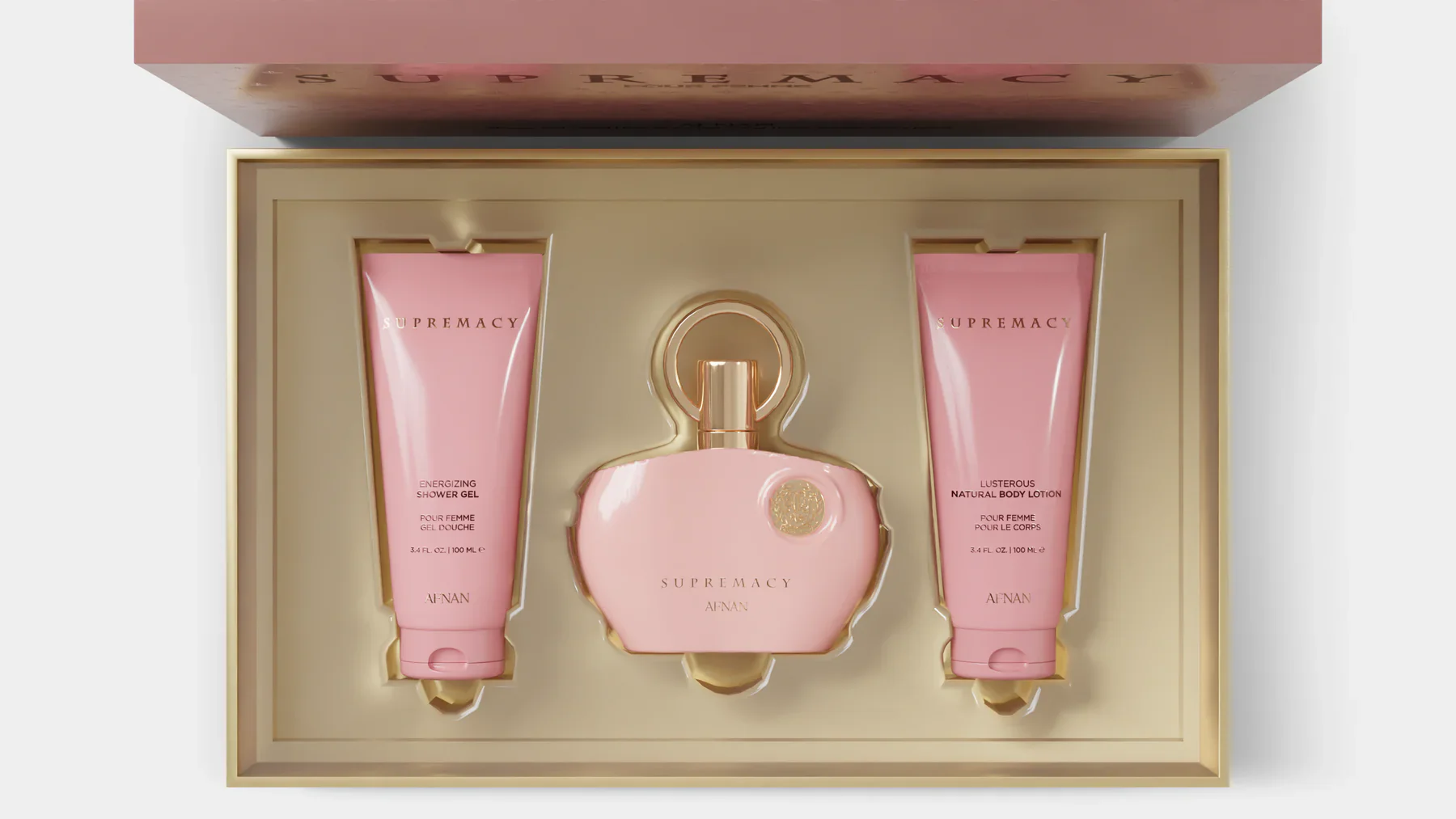 Afnan Supremacy Pink 3Pcs Gift Set 2